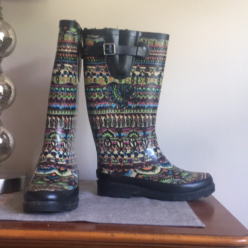 Sakroots  Peace Puddles Rain Boots